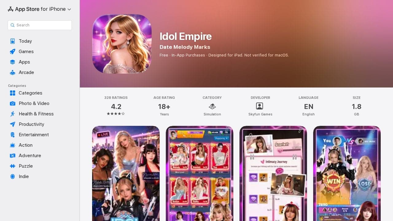Idol Empire App - App Store の関連画像 3
