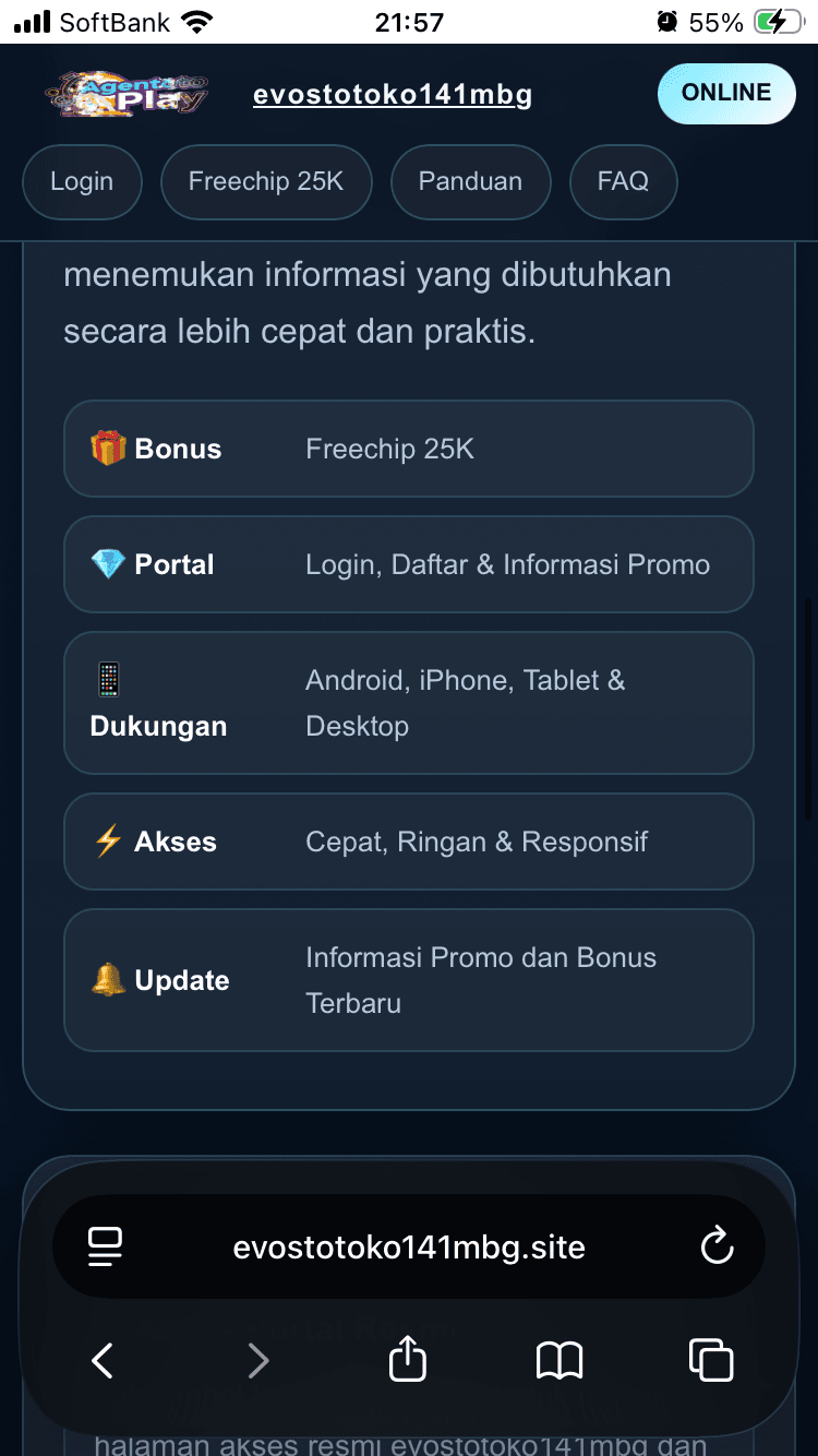 Ribuan pengguna sudah mengakses link terbaru evostotoko141mbg. Daftar sekarang dan cek kesempatan klaim bonus Anda. の関連画像 3