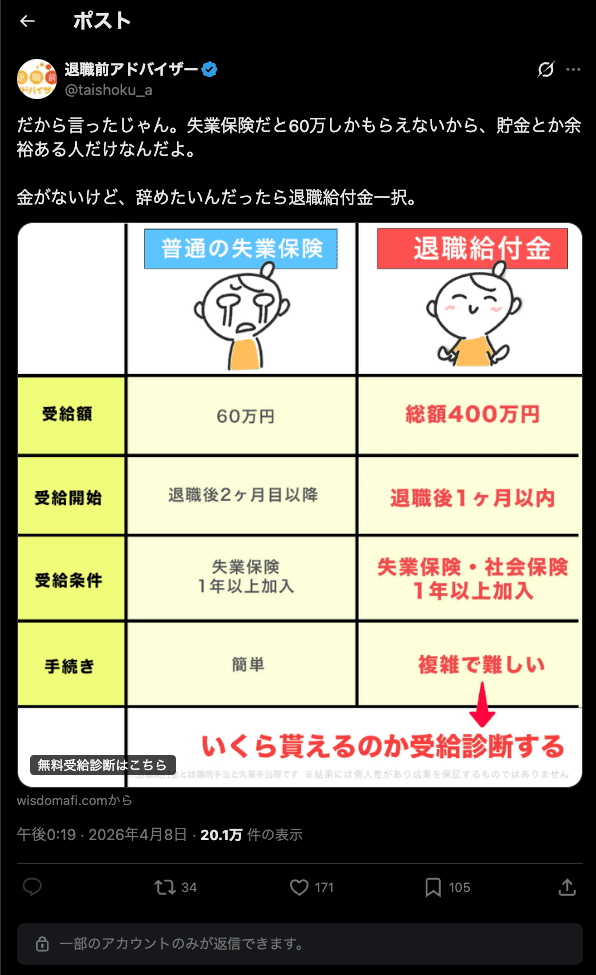 https://x.com/taishoku_a/status/2041717468041978291?s=46 の関連画像 1